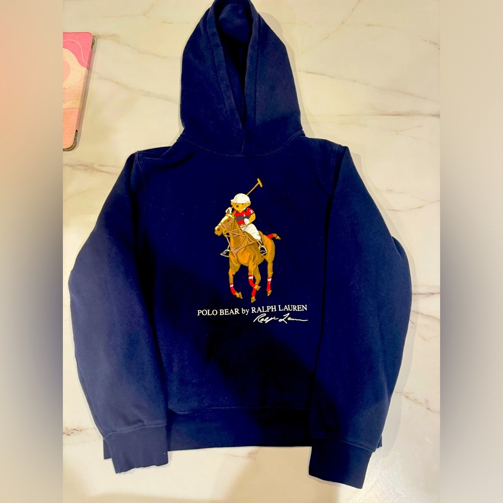 COPY - VTG Ralph lauren polo hoodie large 12/14